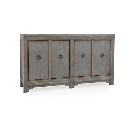 Amherst Four Door Sideboard- Gray