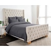 Classic Home Bedding DANICA CHARCOAL 4PC KING QUILT SET
