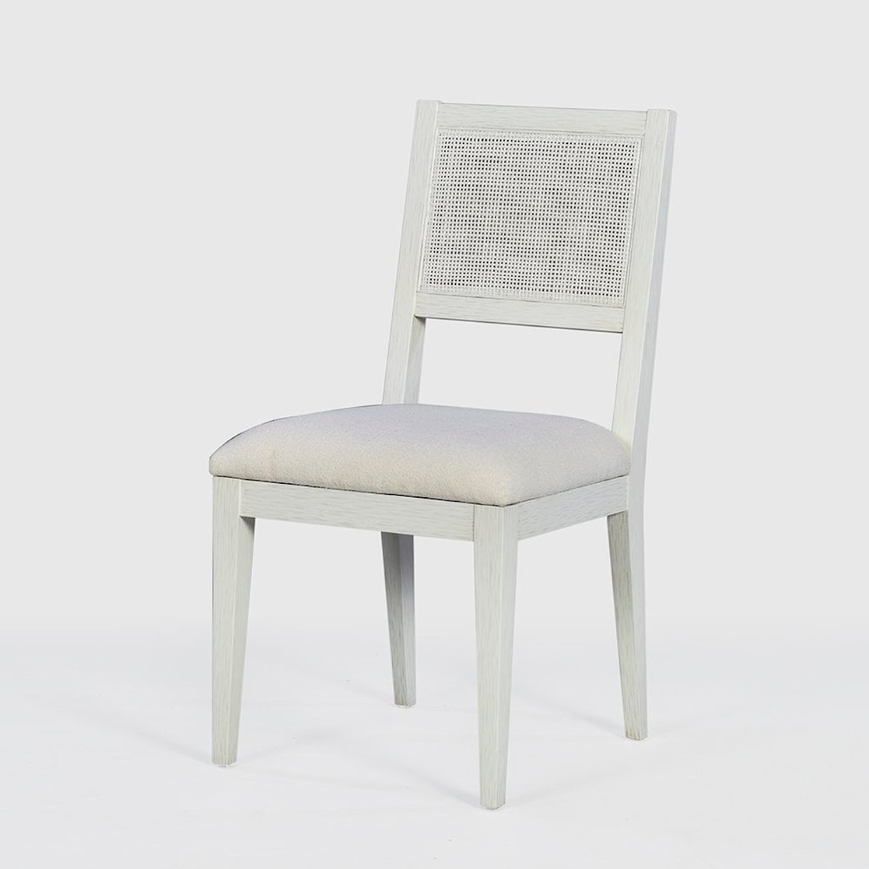 Oliver Home Furnishings Dining Chairs CANE BACK DINING CHAIR- DRIFT