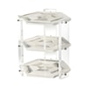 Theodore Alexander Biscayne Quadrilateral Tiers Side Table