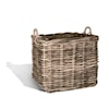 Ibolili Baskets and Sets SAINT TROPEZ RATTAN BASKET, SQ- S/4