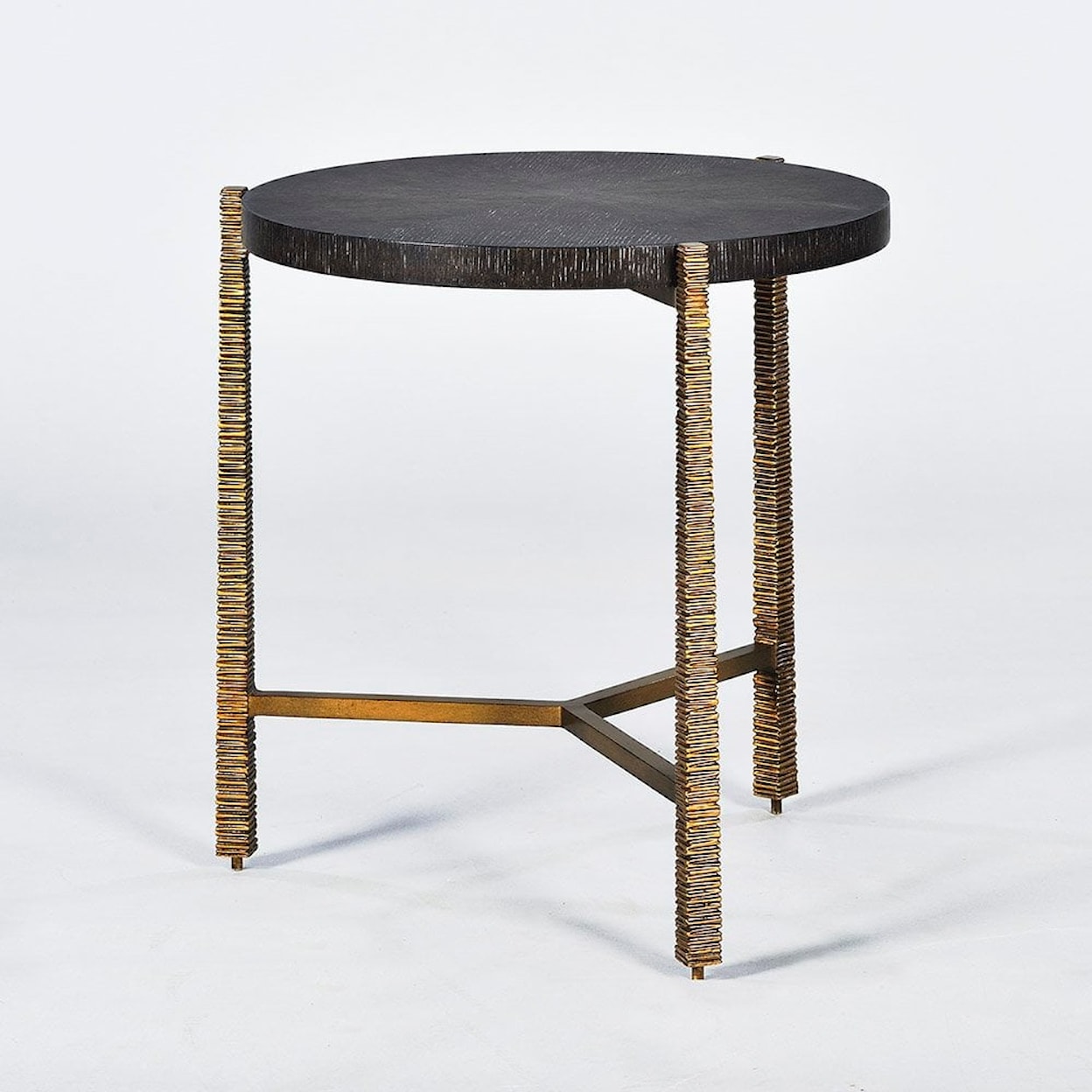 Oliver Home Furnishings End/ Side Tables THREE LEG, ROUND SIDE TABLE