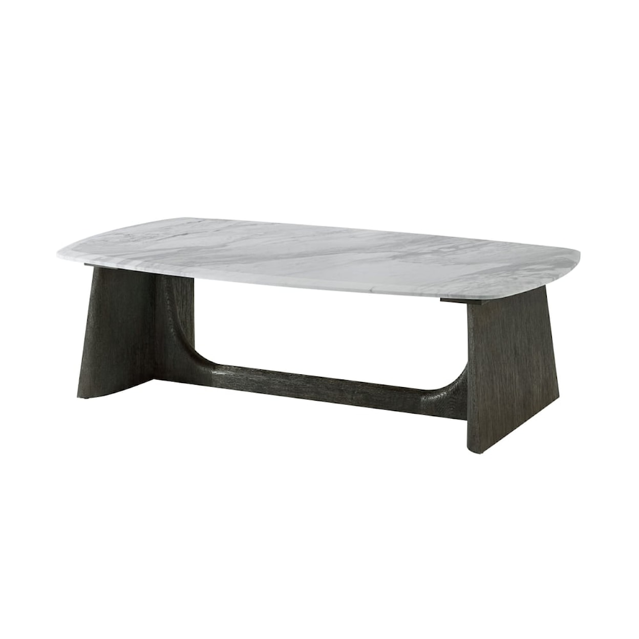 Theodore Alexander Repose Repose Wooden Coffee Table Marble Top