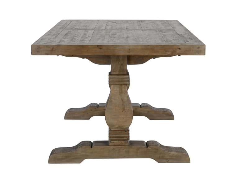 Classic Home Caleb CALEB 78" DINING TABLE DISTRESSED BROWN
