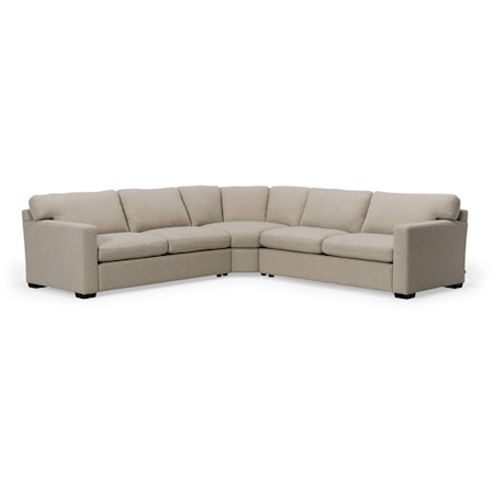 Madison Track Arm 3 Piece Sectional