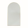 Oliver Home Furnishings Mirrors Arched Mirror with French Cleat Mount