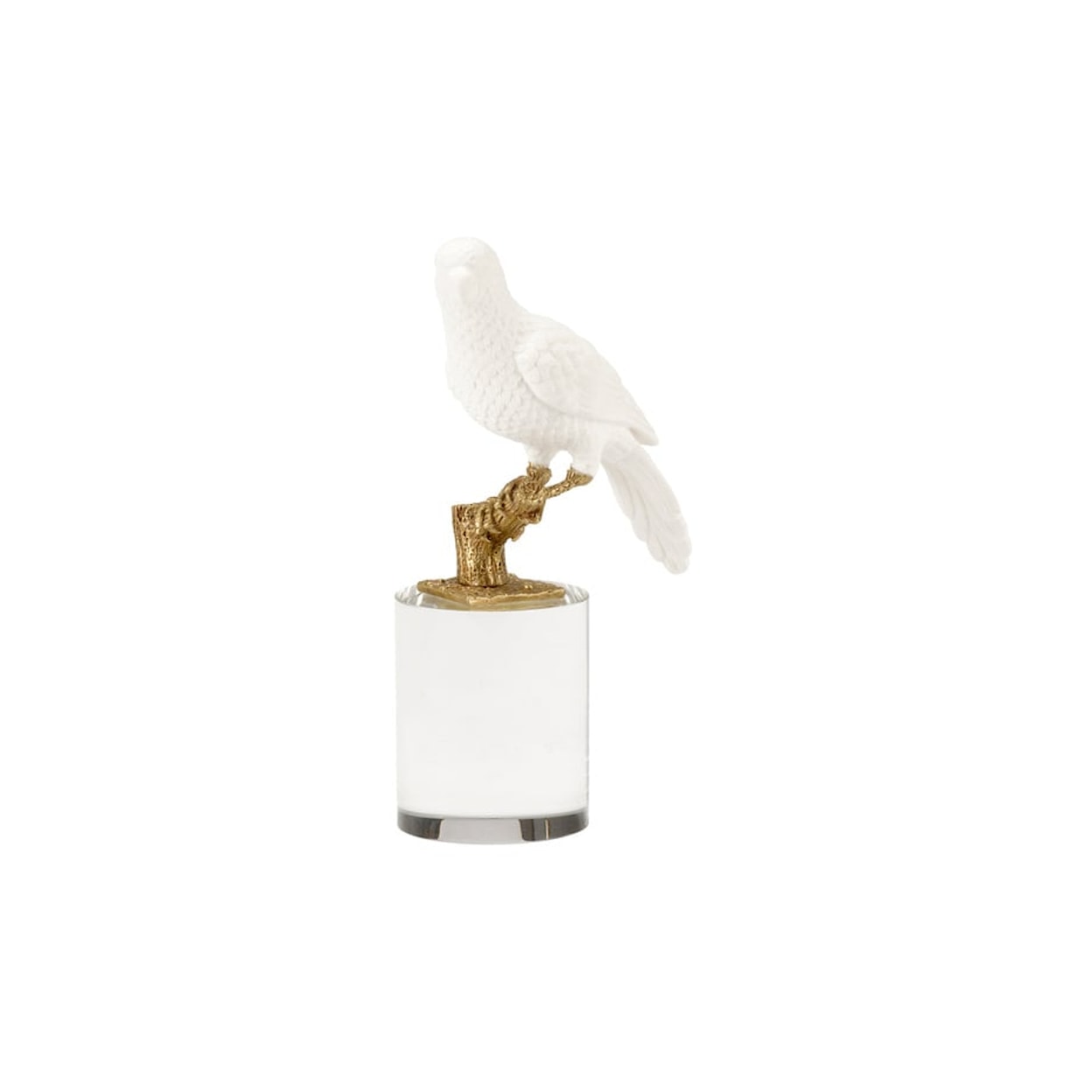 Chelsea House Decorative Accessories Parrot On Crystal - Round (Sm)