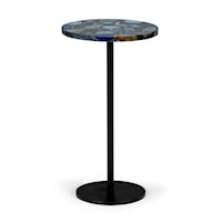 BLUE AGATE SIDE TABLE