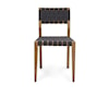 Classic Home Orlando ORLANDO DINING CHAIR BLACK/LIGHT BROWN