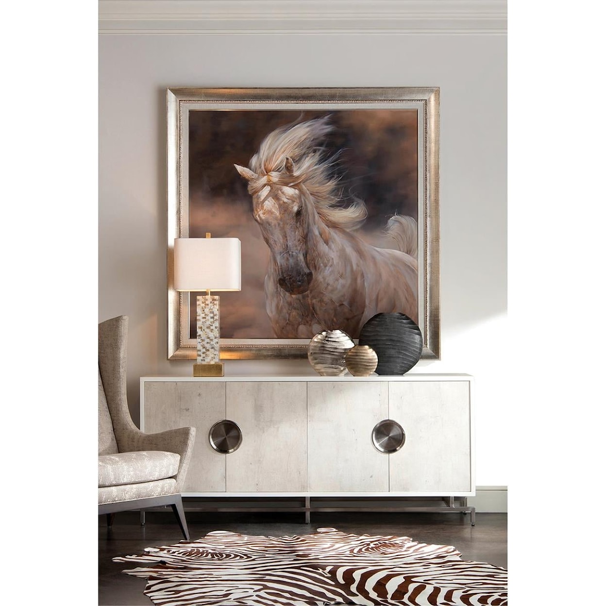 John-Richard Credenzas Dante Four-Door Credenza