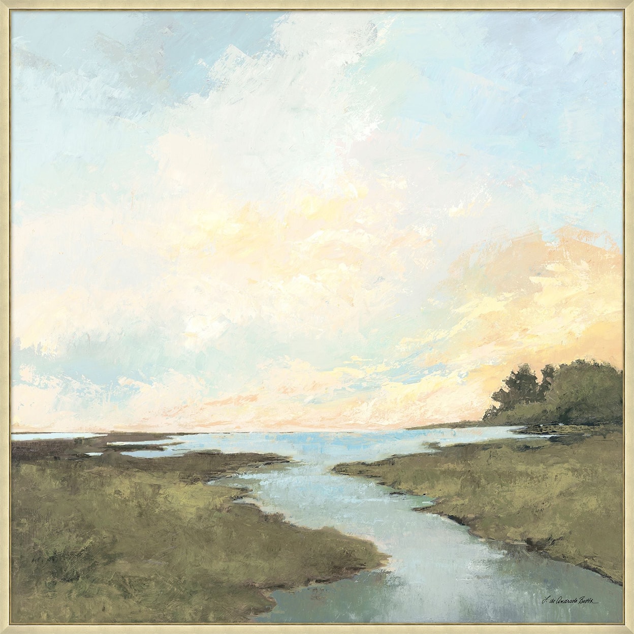 Wendover Art Group Landscape Sunrise Waterway