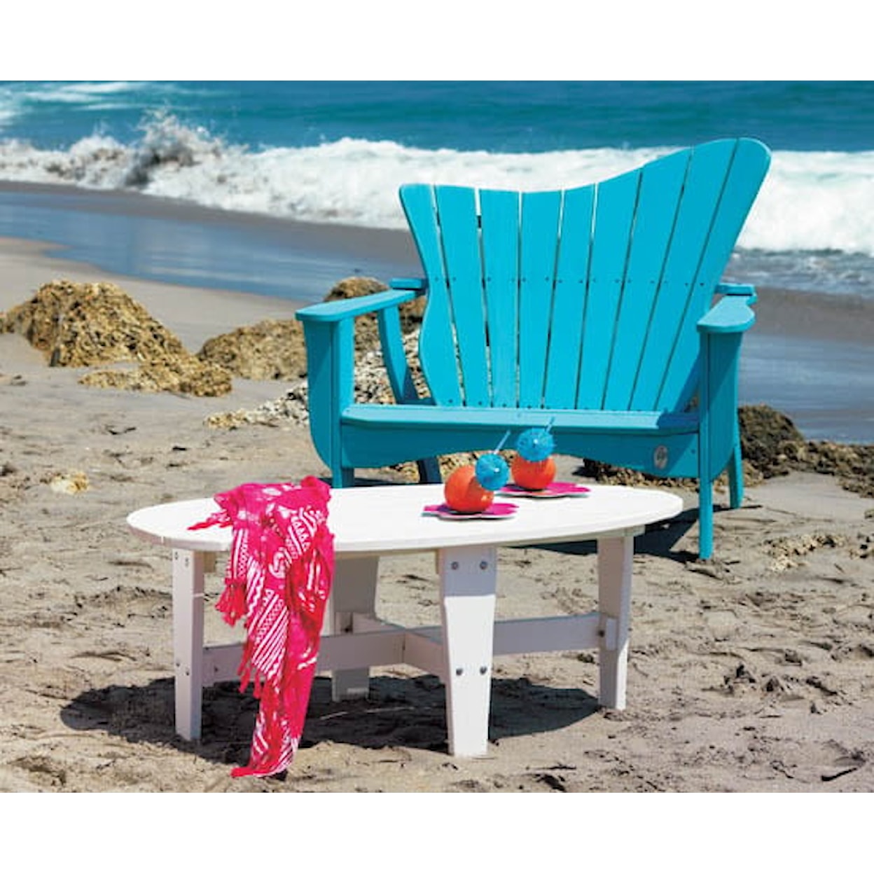 Uwharrie Chair The Wave Collection THE WAVE CONVERSATION TABLE