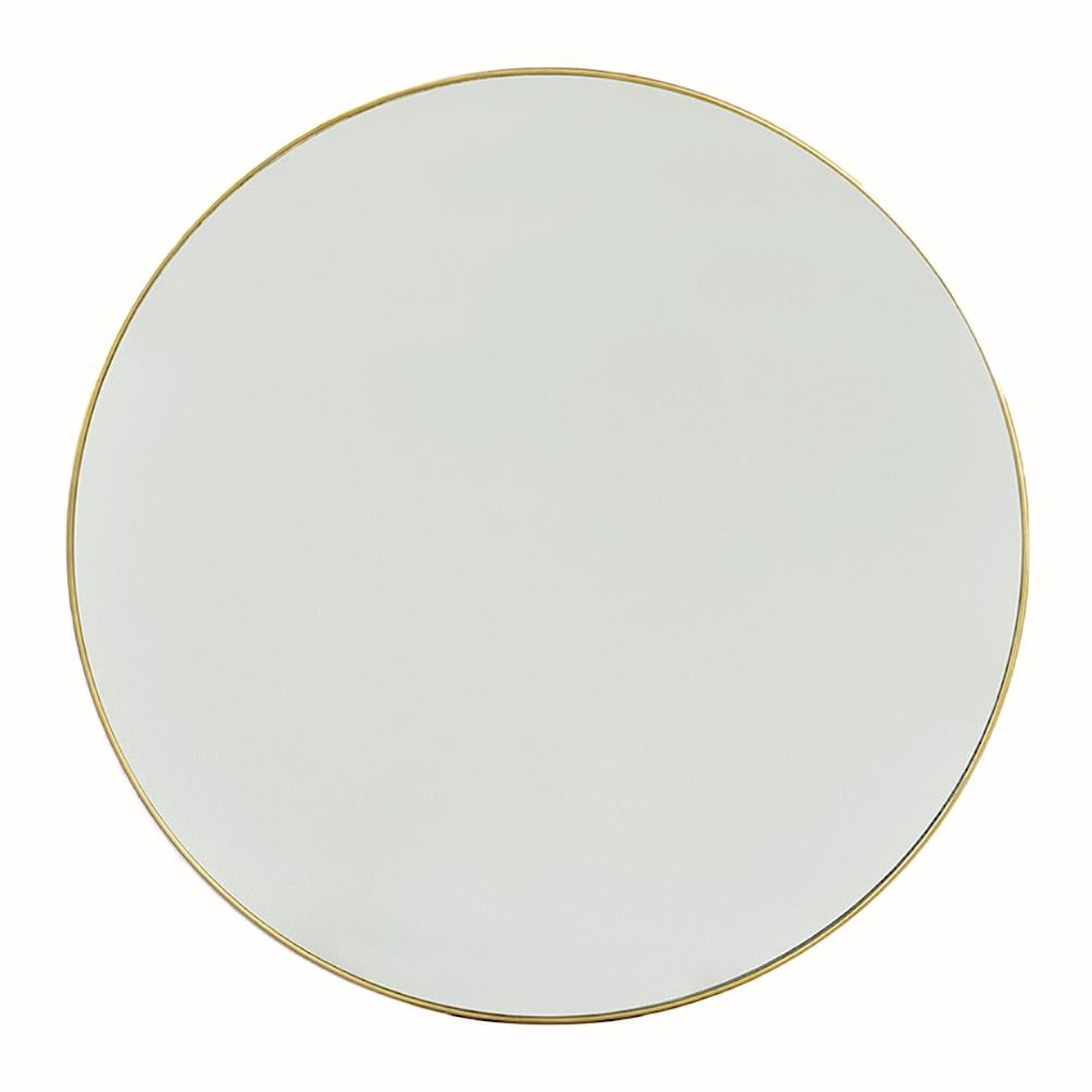 Oliver Home Furnishings Mirrors Round Mirror with French Cleat Mount
