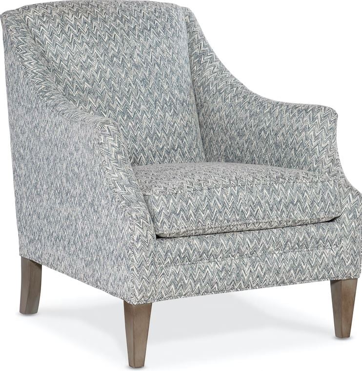 Sam Moore Lark 1754 Lark Transitional Club Chair with Flair-Tapered Arms  and Wood Legs | Jacksonville Furniture Mart | Uph - Upholstered Chairs