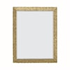 Oliver Home Furnishings Mirrors Beveled Mirror with Undulated Frame