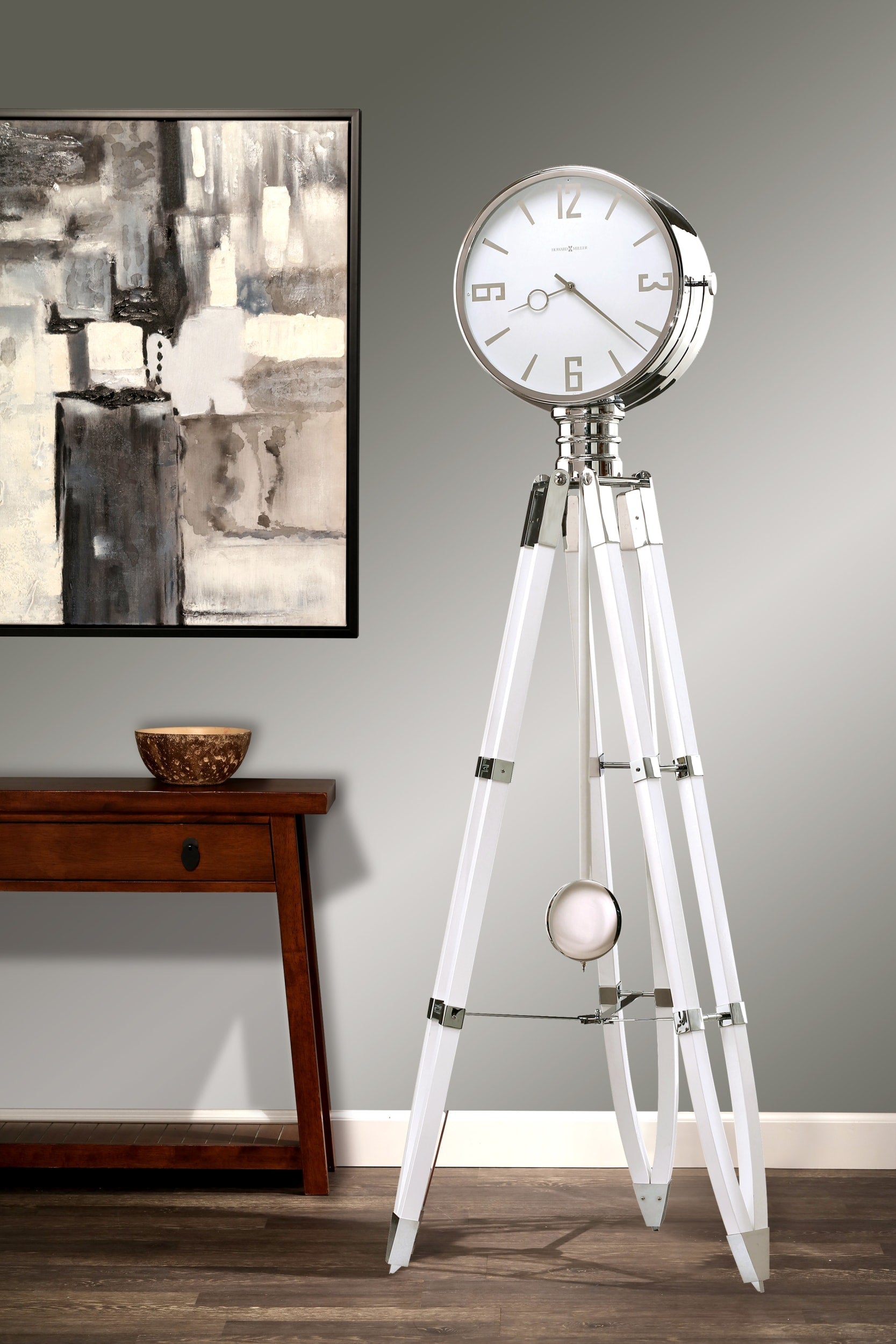 Howard Miller Floor Clocks 615069 CHAPLIN III TRIPOD GRANDFATHER CLOCK