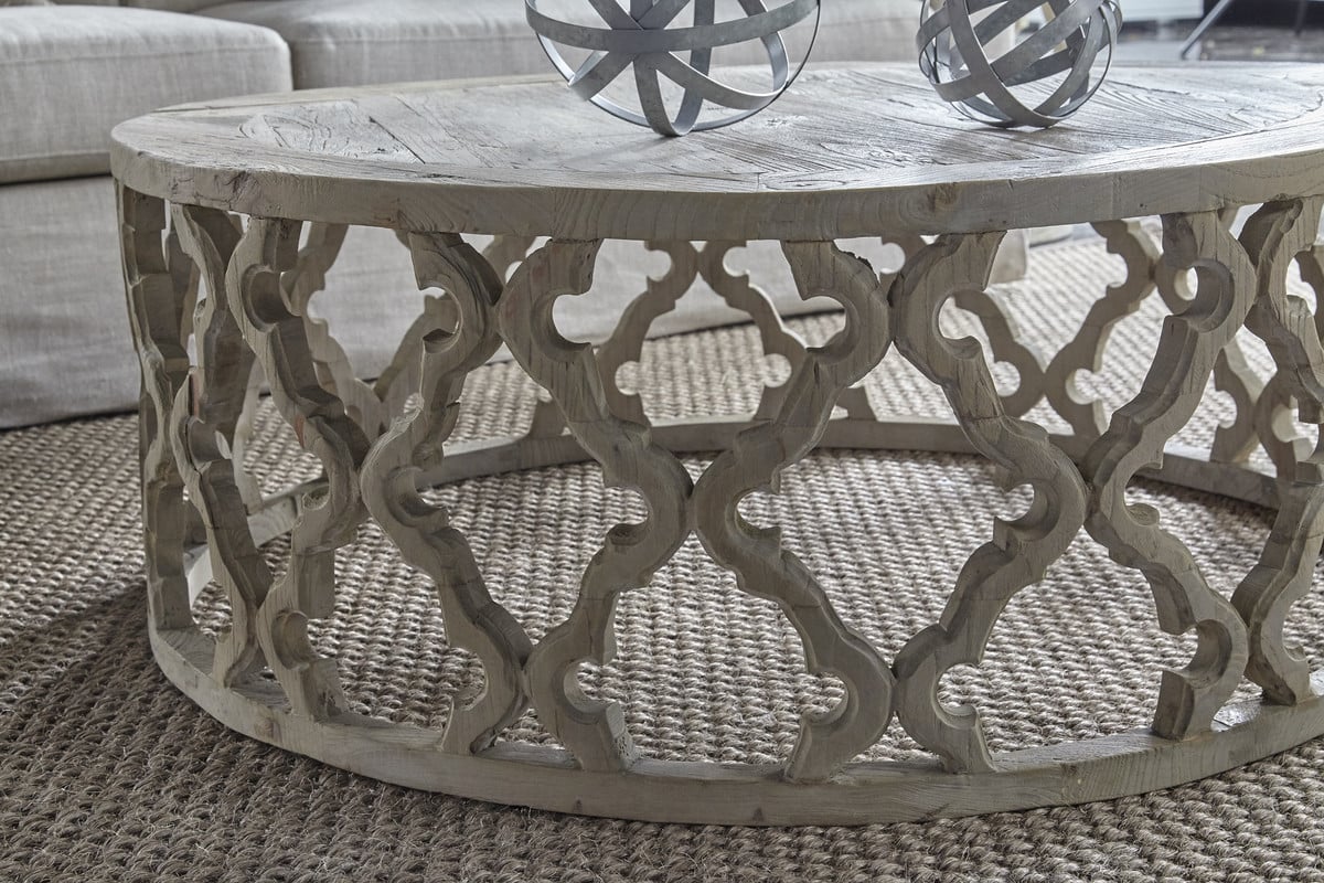 Essentials for Living Bella Antique Clover Large Coffee Table