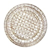 Ibolili Baskets and Sets GOLD WIRE BASKET, ROUND- S/3