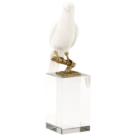 Parrot On Crystal - Square (Lg)