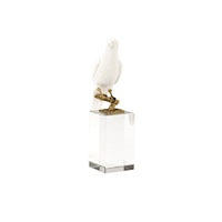 Parrot On Crystal - Square (Lg)