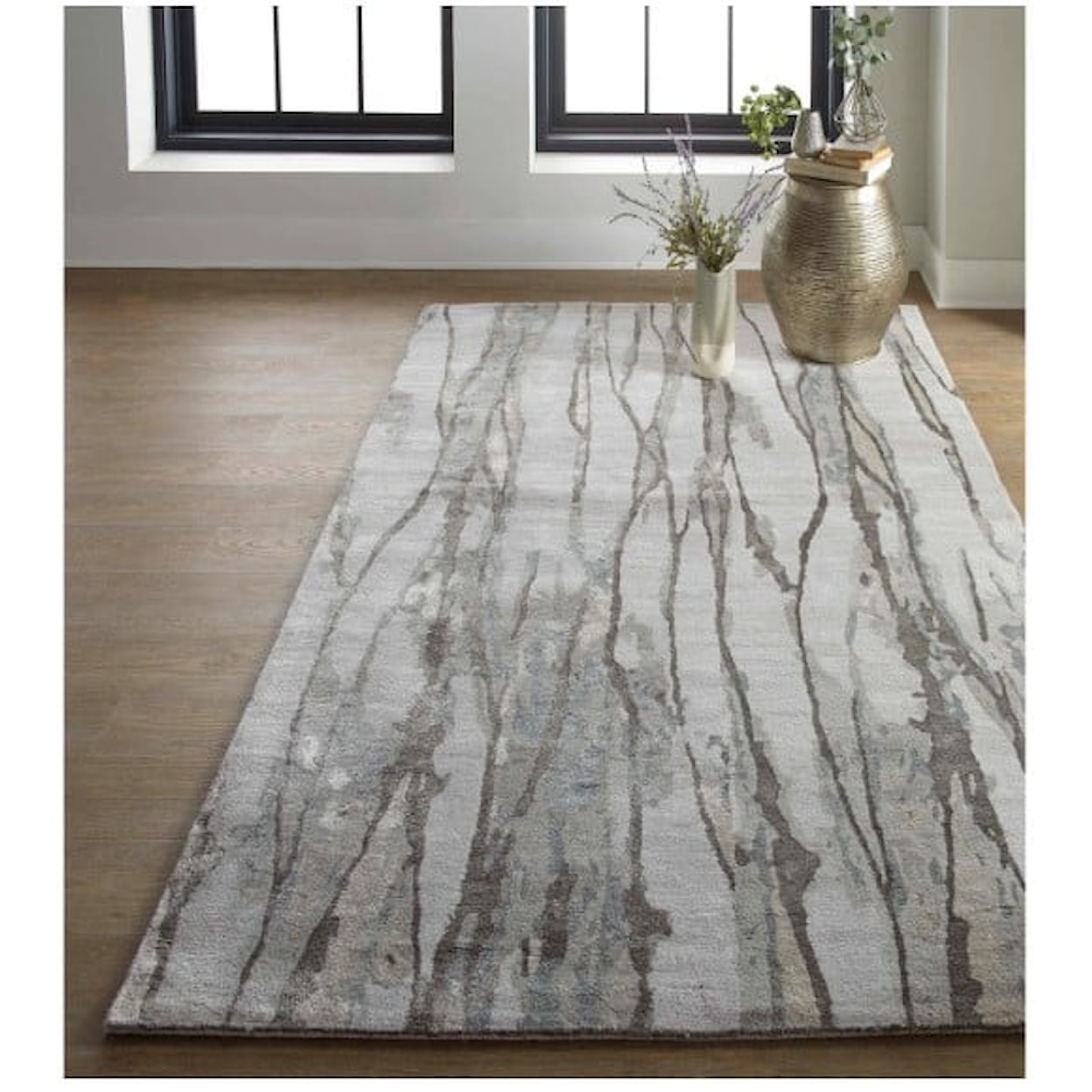 Feizy Rugs Dryden DRYDEN 8789F IN BEIGE-IVORY