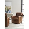 C.R. Laine Murphey Murphey Leather Swivel  Chair