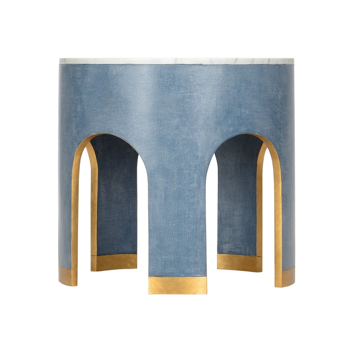 Chelsea House Tables - Accent & Side AQUEDUCT END TABLE- bLUE