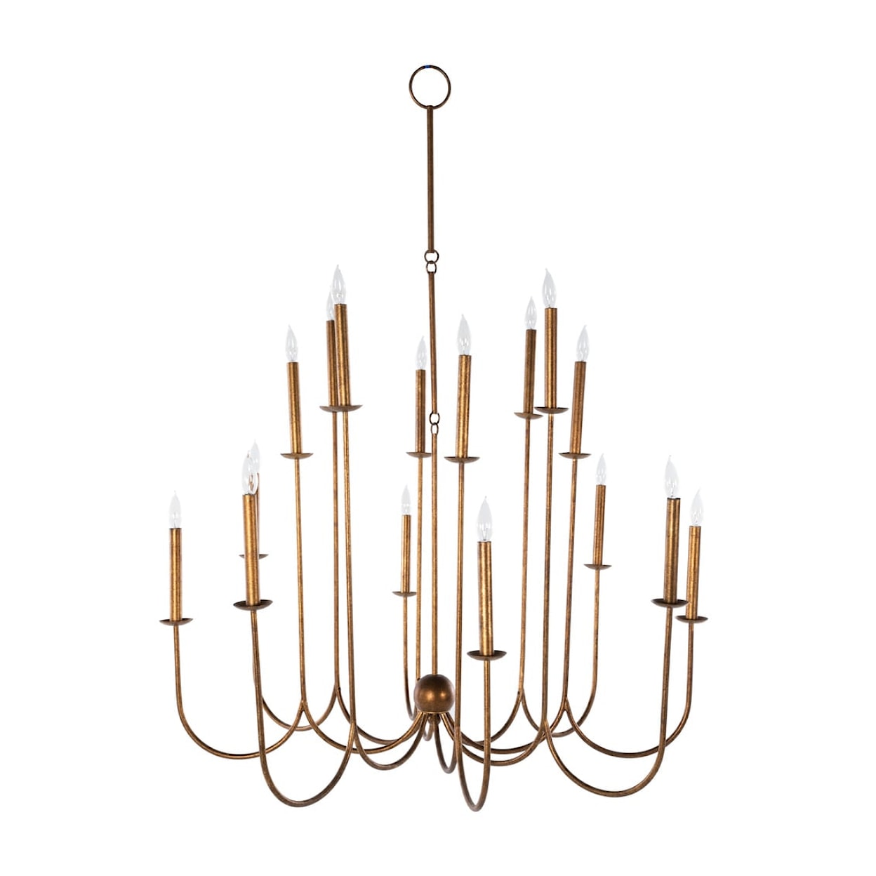 Gabby Chandeliers SNOW CHANDELIER- GOLD