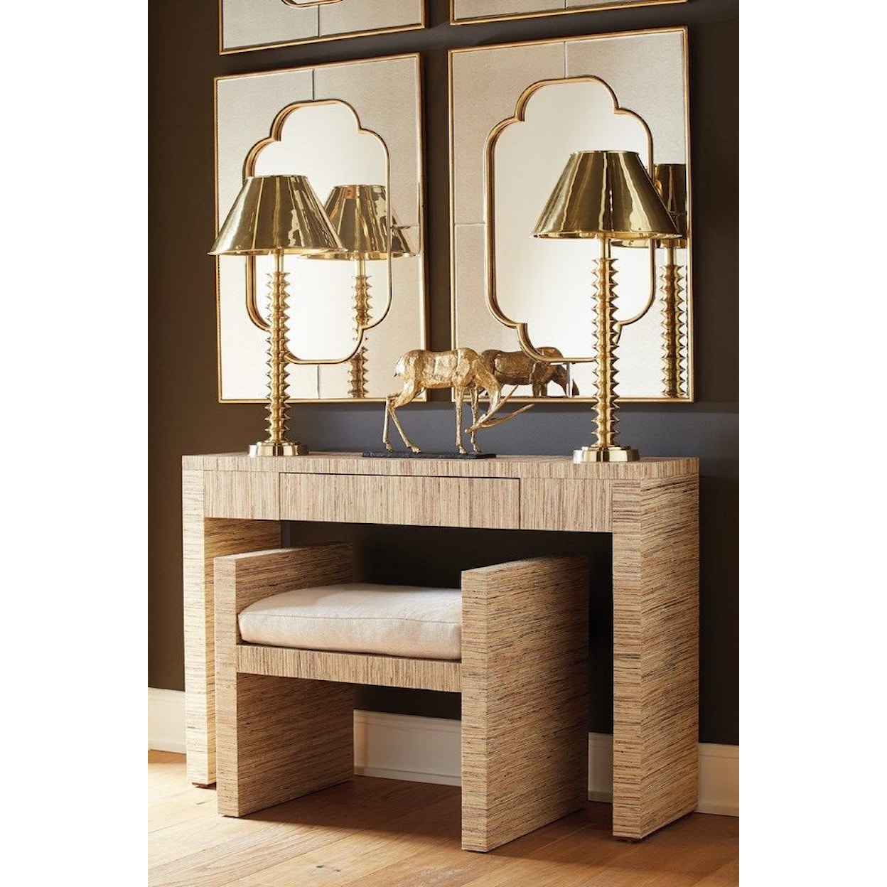 Bungalow 5 CONSOLE TABLES MORGAN CONSOLE TABLE, PAPYRUS