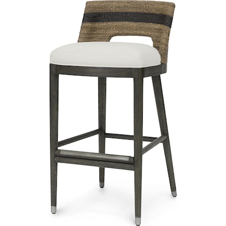 Fritz Rope 30" Barstool, Natural