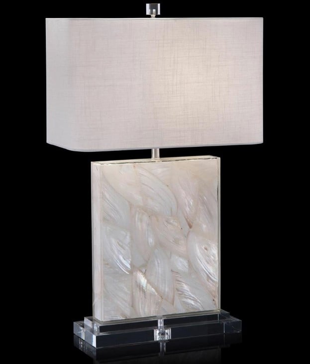 MOTHER OF PEARL TABLE LAMP