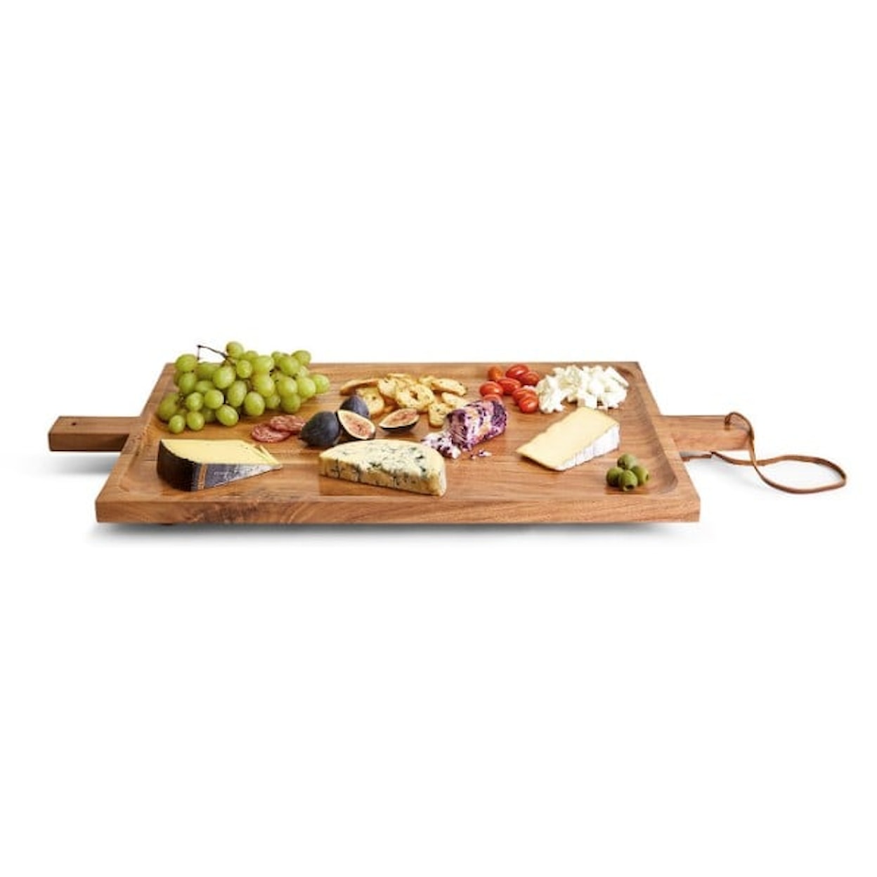 Two's Company Modern Craft GATHERINGS FOOTED SERVING TRAY W/HANDLES
