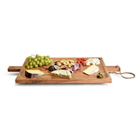 GATHERINGS FOOTED SERVING TRAY W/HANDLES