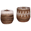 Dovetail Furniture Accessories Lina Basket Set Of 2