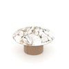 Canadel Canadel Living ROUND SHELL TOP ILLUSION COFFEE TABLE