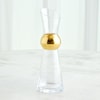 Global Views Glass Ware (Food Grade) Metallic Orb Carafe-Gold-Lg