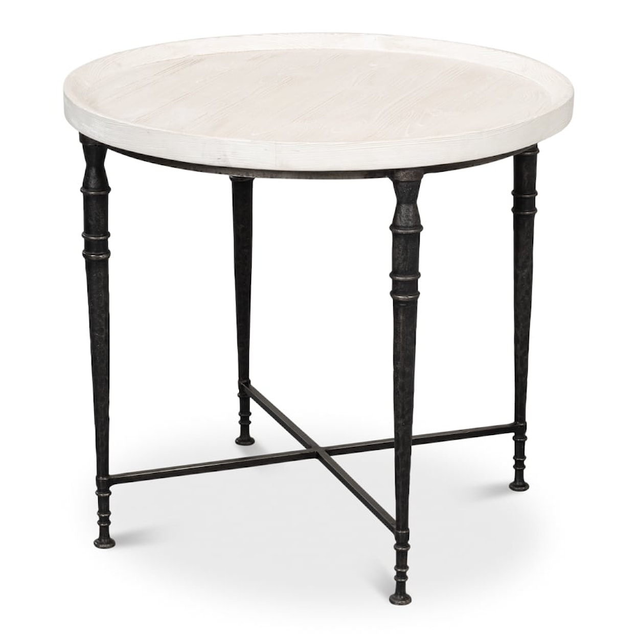 Sarreid Ltd Chairside/ Lamp Tables Nathaniel Elegance Side Table