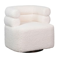 Jolo Swivel Chair in Cream