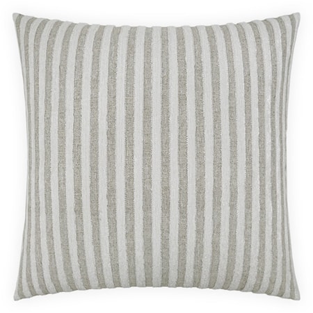 Limits- White 22" X 22" Trow Pillow