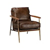 Classic Home Christopher CHRISTOPHER CLUB CHAIR ANTIQUE BROWN