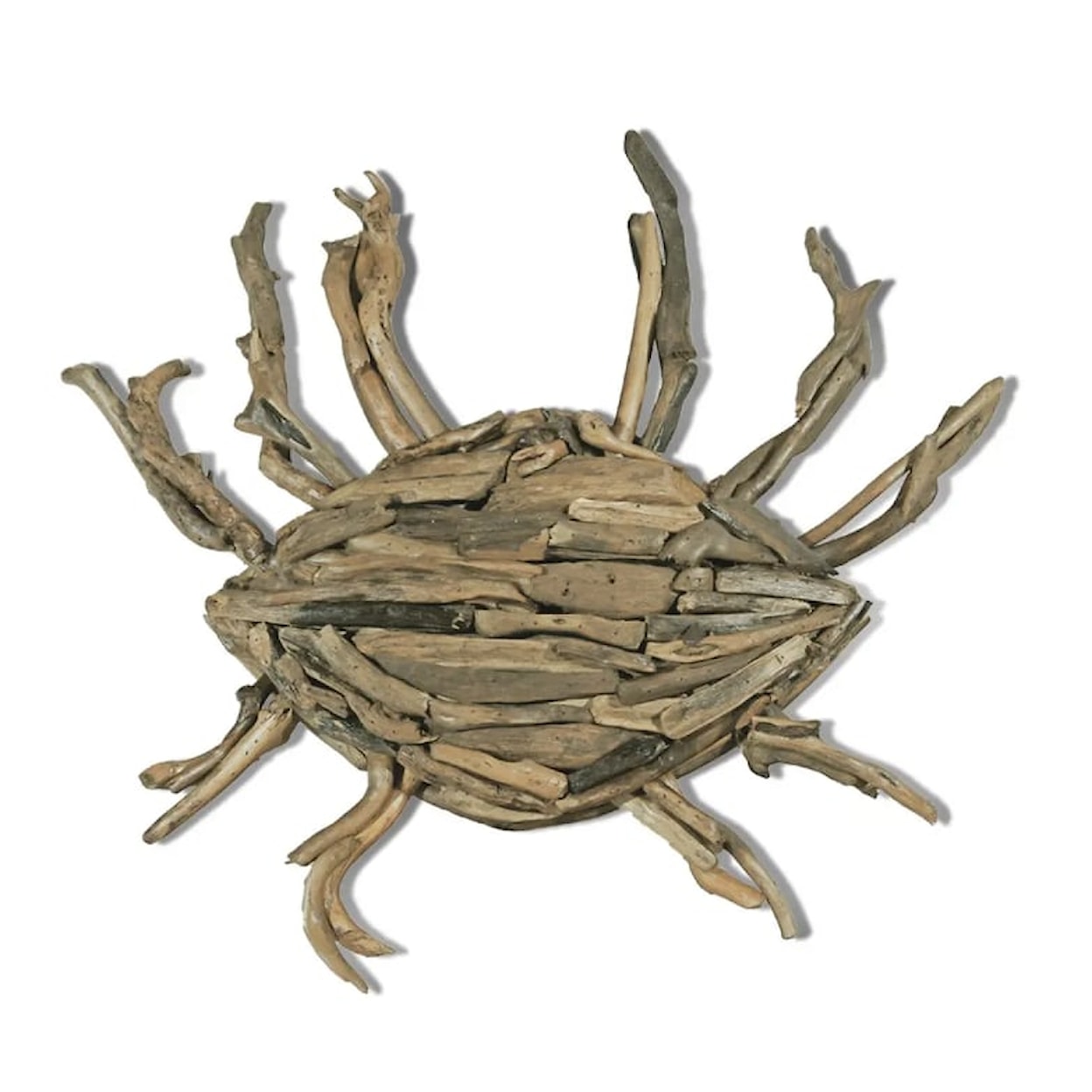 Ibolili Wall Art Driftwood Crab Wall Art, Small