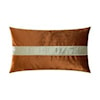D.V. KAP Home Indoor Pillows IRIDESCENCE BAND LUMBAR- ORANGE