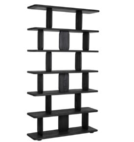 Dovetail Furniture Bookcases DOVEDOV10360BK OSCAR BOOKCASEBLACK