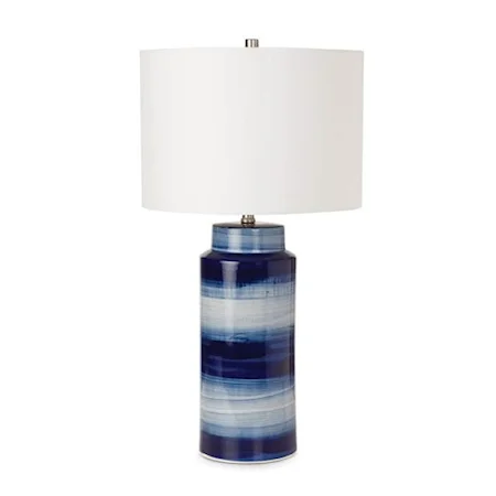 Felicity 30" Navy Ceramic Table Lamp, (Set Of 2)