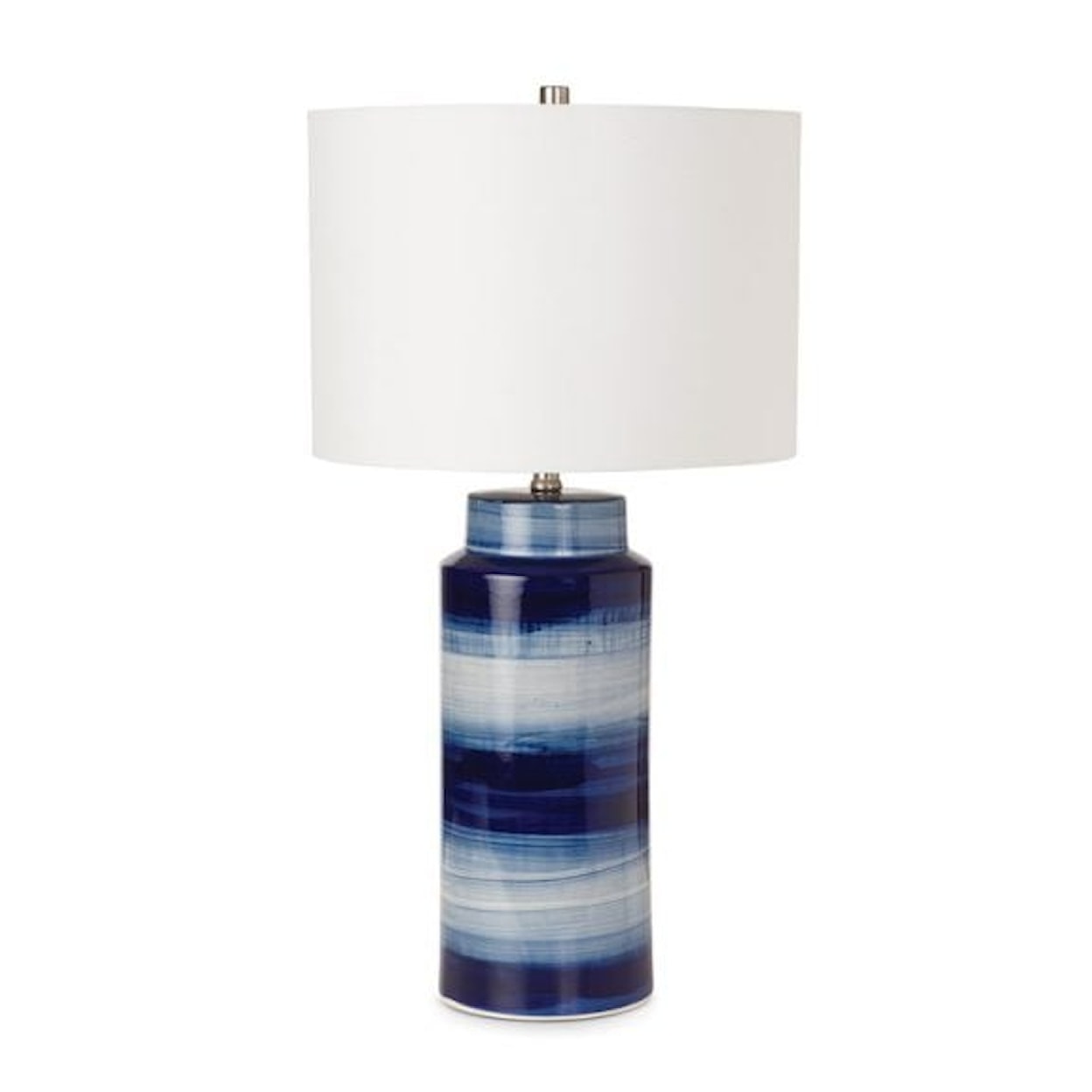Lux Lighting Group Transitional Felicity 30" Navy Ceramic Table Lamp, (S/2)