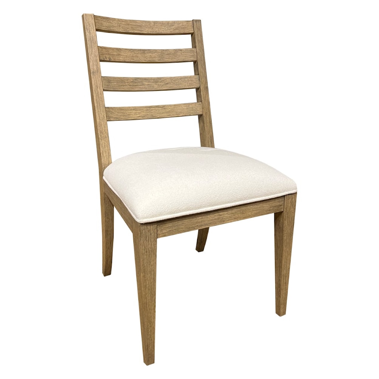 Oliver Home Furnishings Dining Chairs RIB BACK DINING CHAIR- RABBIT