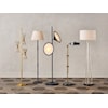 Currey & Co Lighting- Floor Lamps Bulat Black Floor Lamp