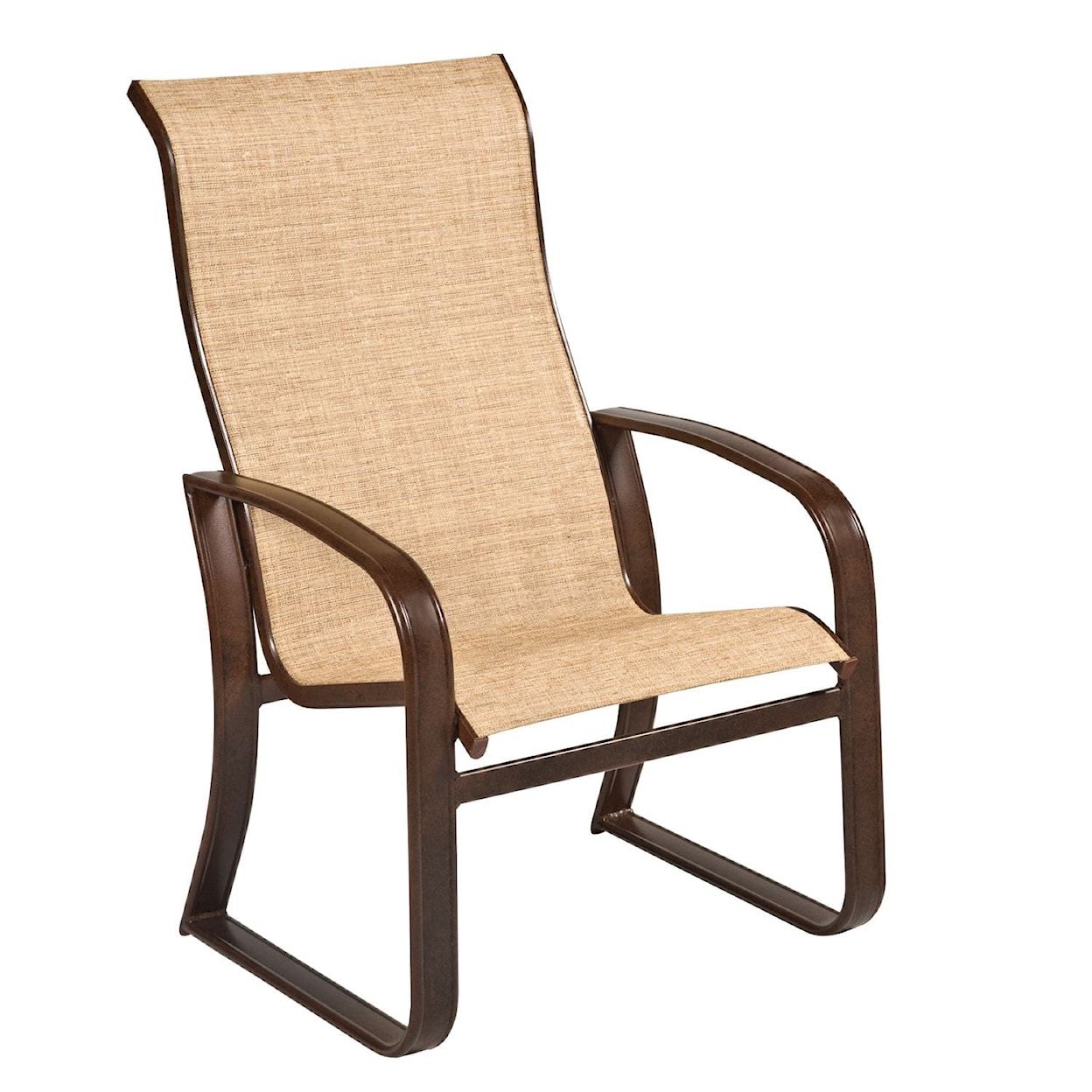 Woodard Cayman Isle Cayman Isle Sling High-Back Dining Armchair