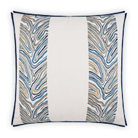 BLUE JUNGLE 24" THROW PILLOW