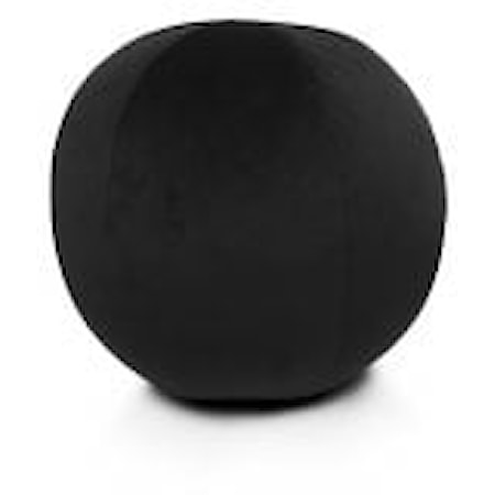 POSH BALL BLACK 12" PILLOW